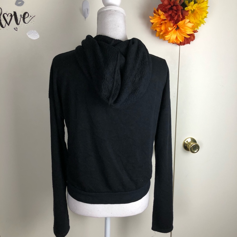 Make + Model Hoodie Pullover Drawstring Blk Sz S - image 5